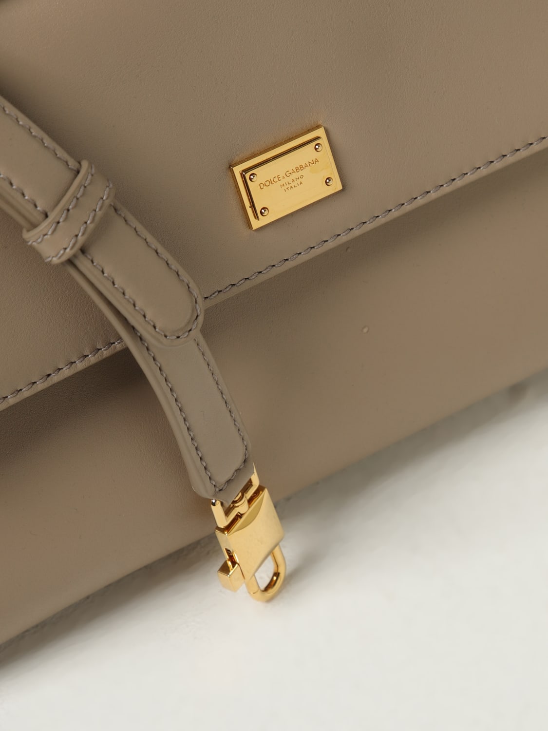 DOLCE & GABBANA HANDTASCHE: Handtasche damen Dolce & Gabbana, Beige - Img 4