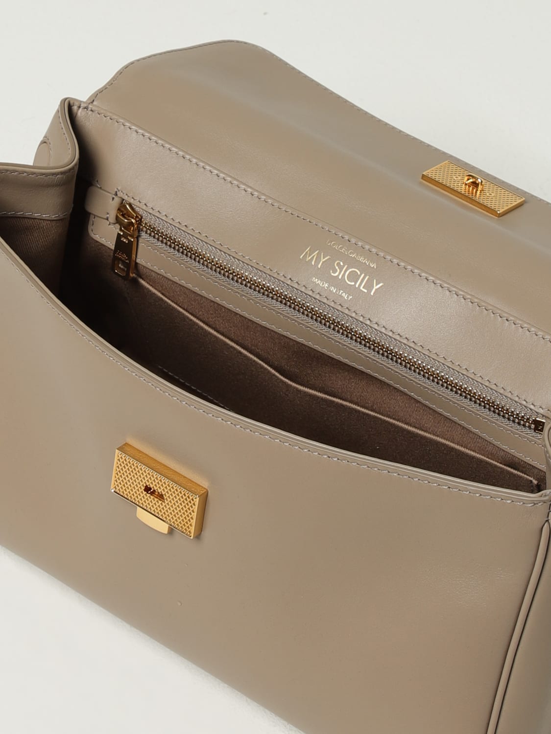 DOLCE & GABBANA HANDTASCHE: Handtasche damen Dolce & Gabbana, Beige - Img 5