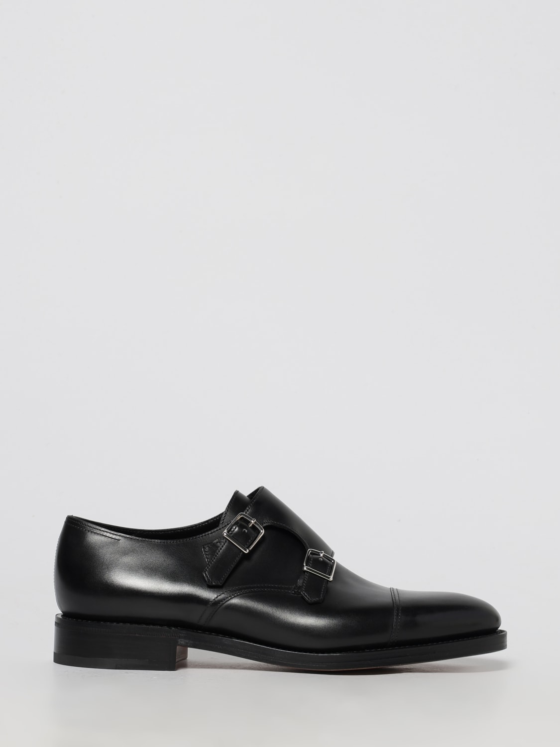 JOHN LOBB BROGUE SHOES: Boots men John Lobb, Black - Img 1