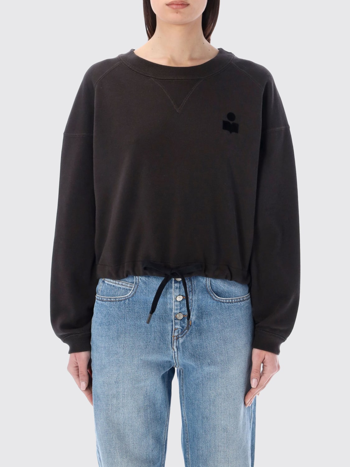 ISABEL MARANT ETOILE SWEATSHIRT: Pullover damen Isabel Marant Etoile, Schwarz - Img 1