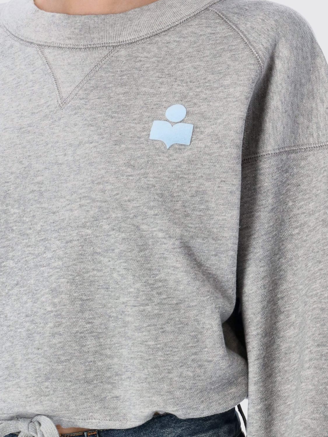 ISABEL MARANT ETOILE SWEATSHIRT: Pullover damen Isabel Marant Etoile, Grau - Img 3