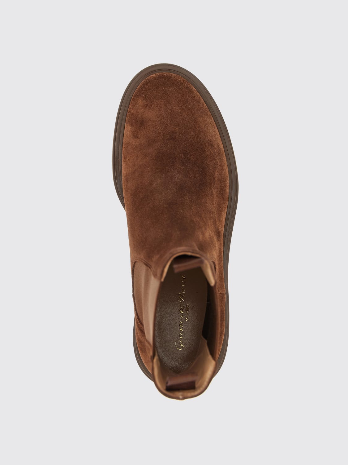 GIANVITO ROSSI BOTAS: Botines planos mujer Gianvito Rossi, Marrón - Img 4