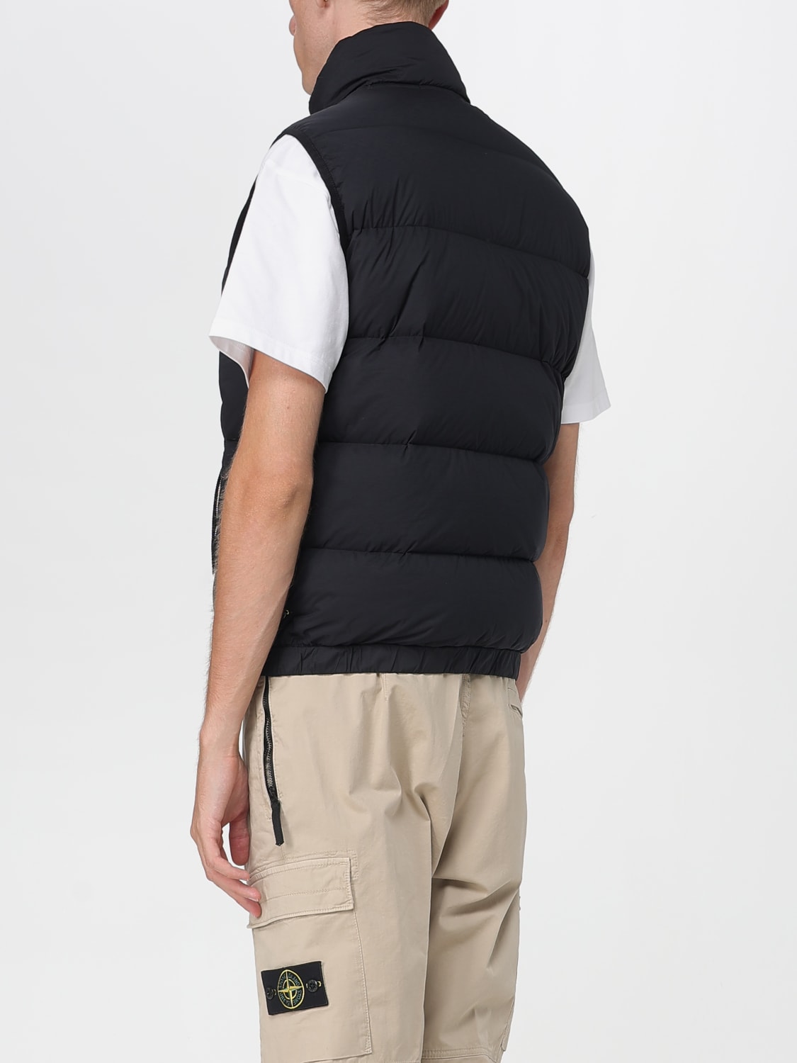 STONE ISLAND SUIT VEST: Jacket men Stone Island, Black - Img 3