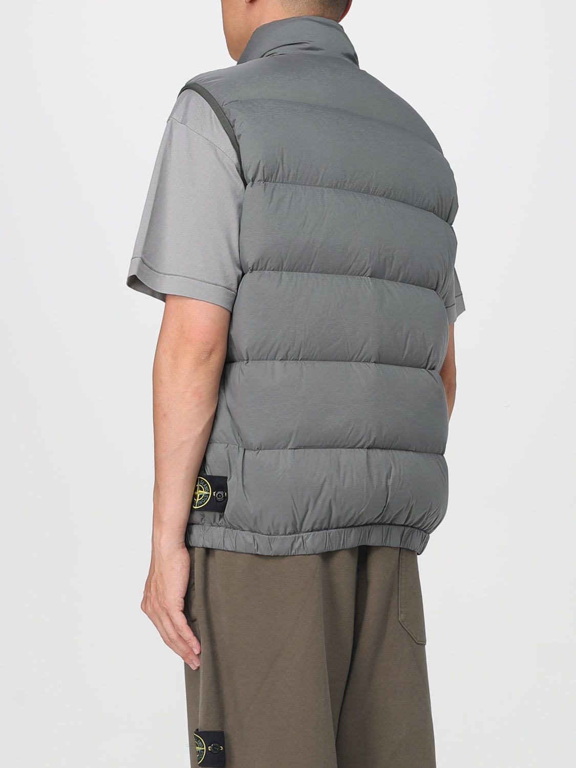 STONE ISLAND SUIT VEST: Jacket men Stone Island, Grey - Img 3