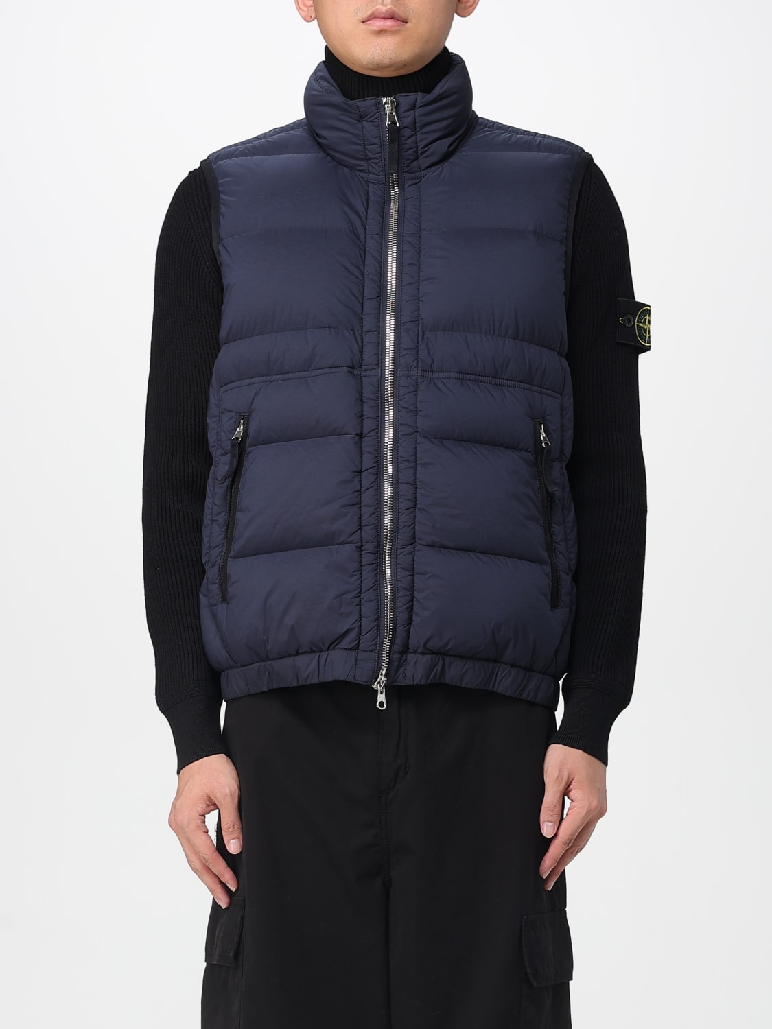 STONE ISLAND SUIT VEST: Jacket men Stone Island, Blue 1 - Img 1