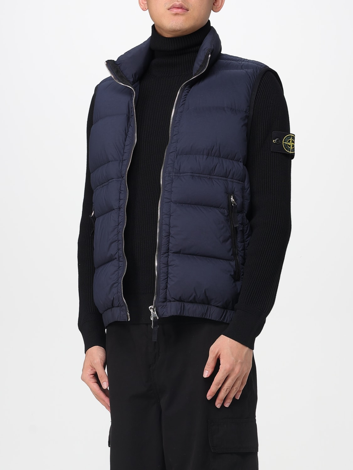 STONE ISLAND SUIT VEST: Jacket men Stone Island, Blue 1 - Img 4