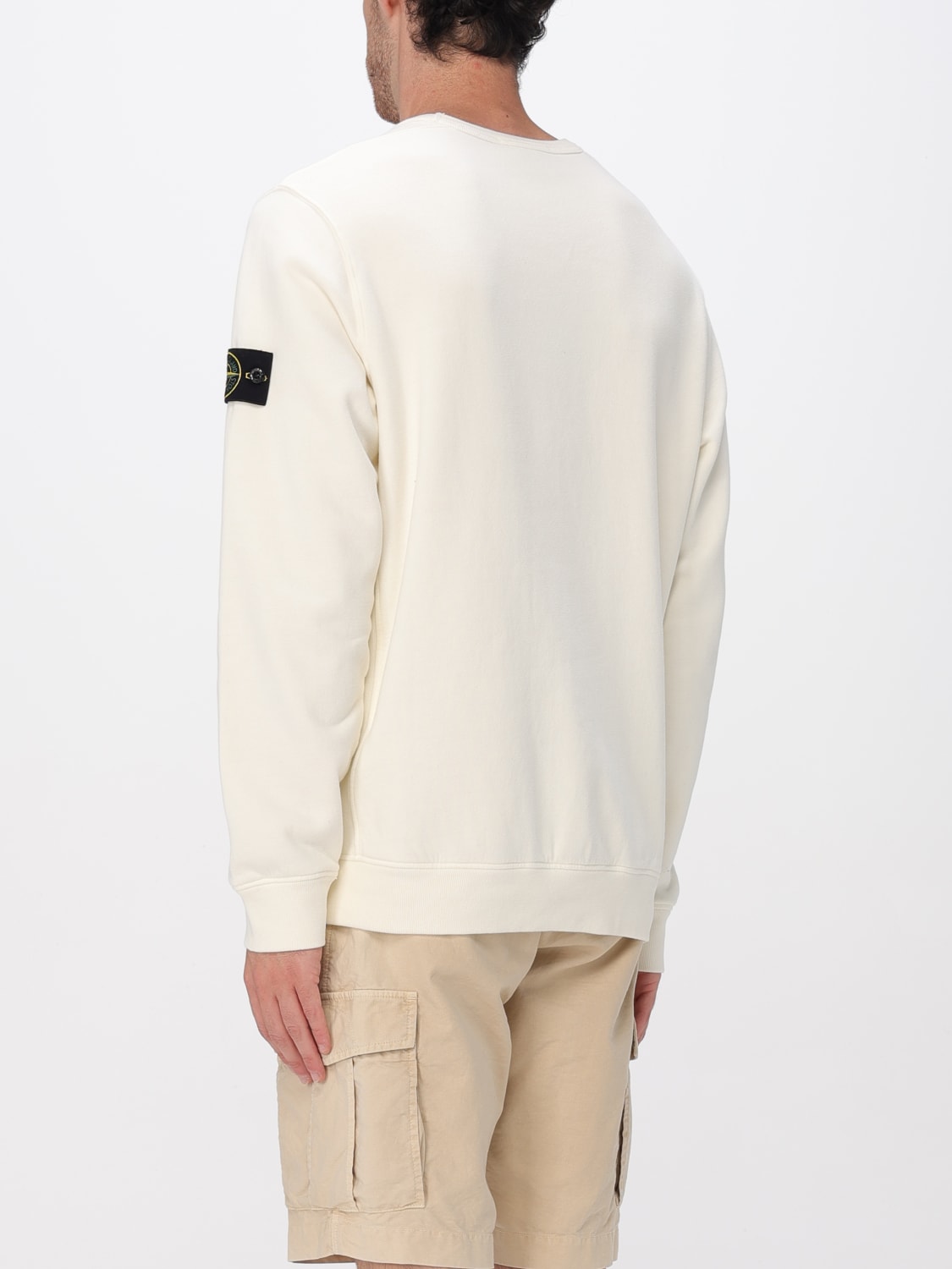 STONE ISLAND SWEATSHIRT: Sweatshirt men Stone Island, White - Img 3