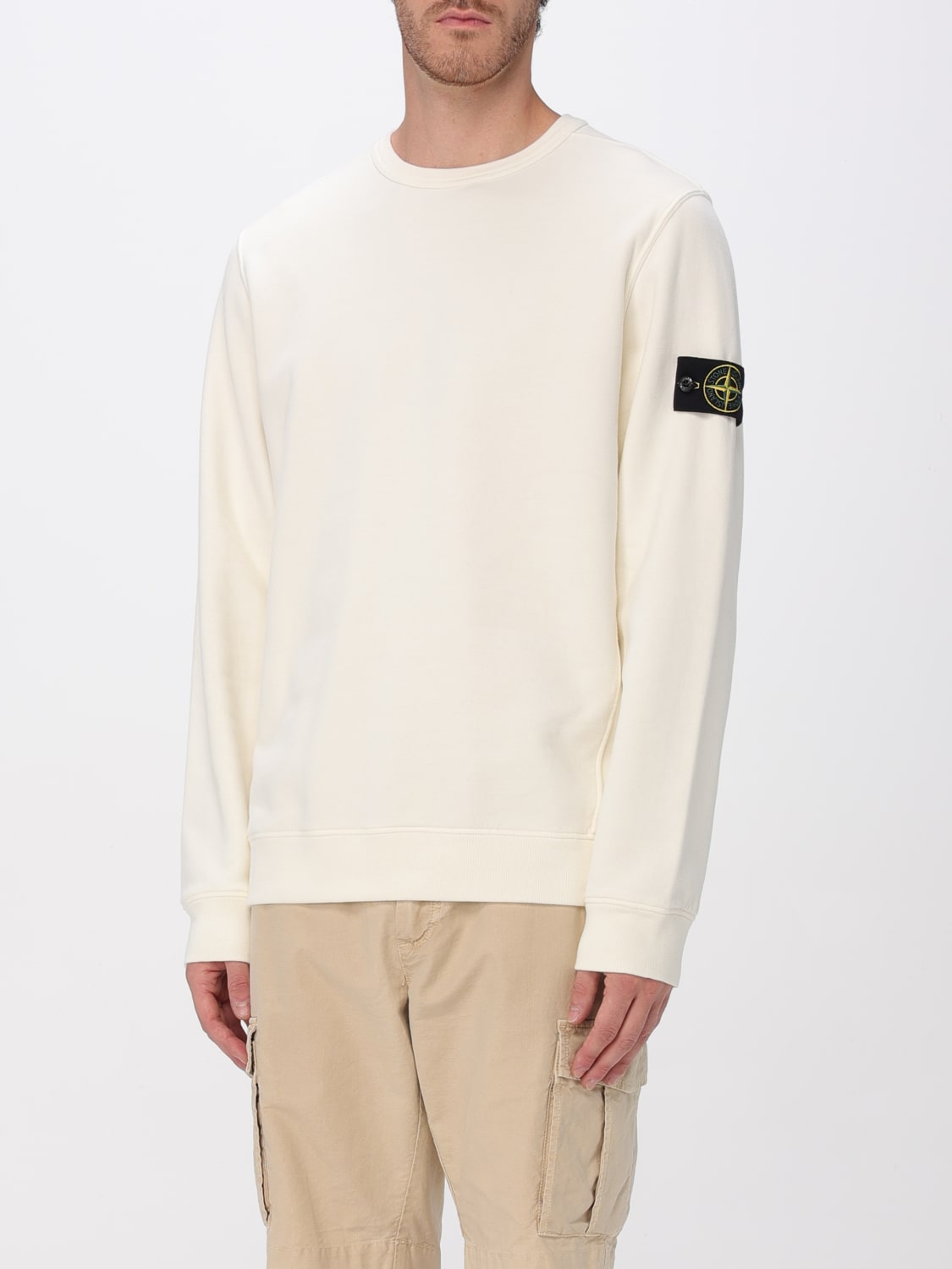STONE ISLAND SWEATSHIRT: Sweatshirt men Stone Island, White - Img 4