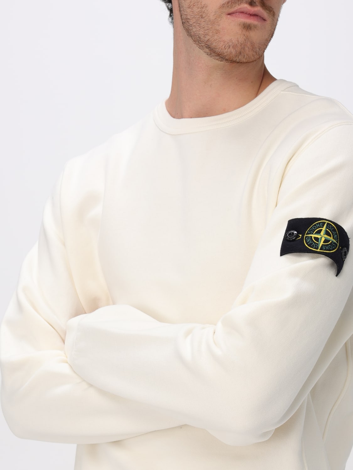 STONE ISLAND SWEATSHIRT: Sweatshirt men Stone Island, White - Img 5