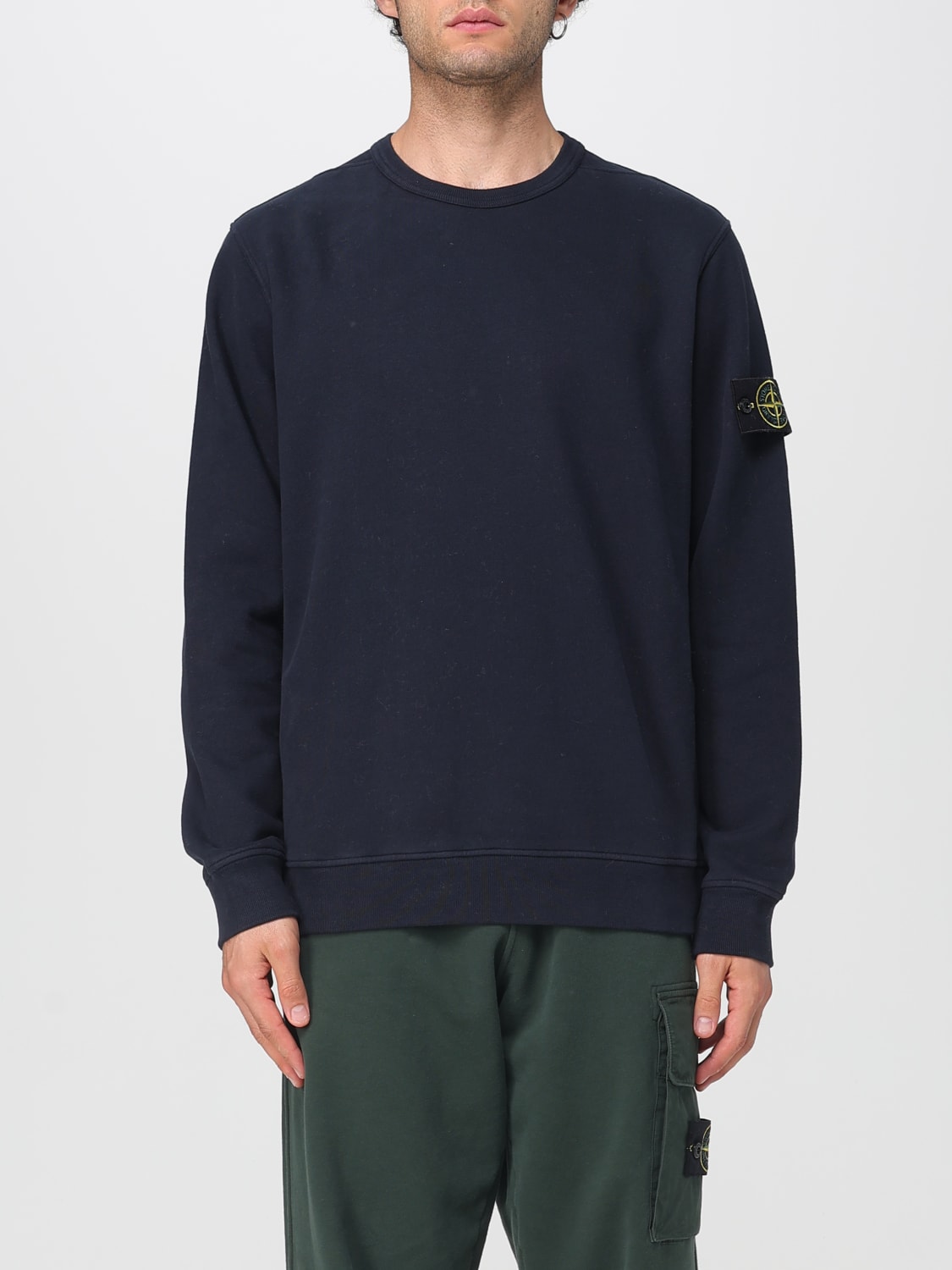 STONE ISLAND SWEATSHIRT: Sweatshirt men Stone Island, Blue - Img 1