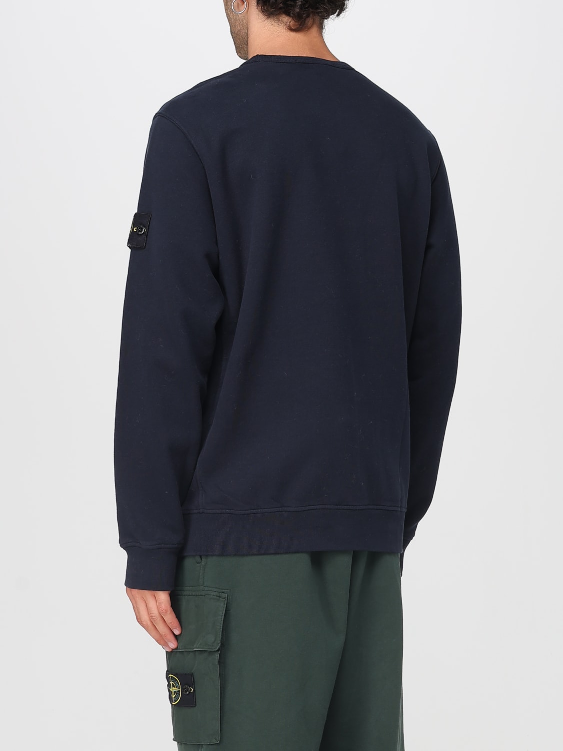 STONE ISLAND SWEATSHIRT: Sweatshirt men Stone Island, Blue - Img 2