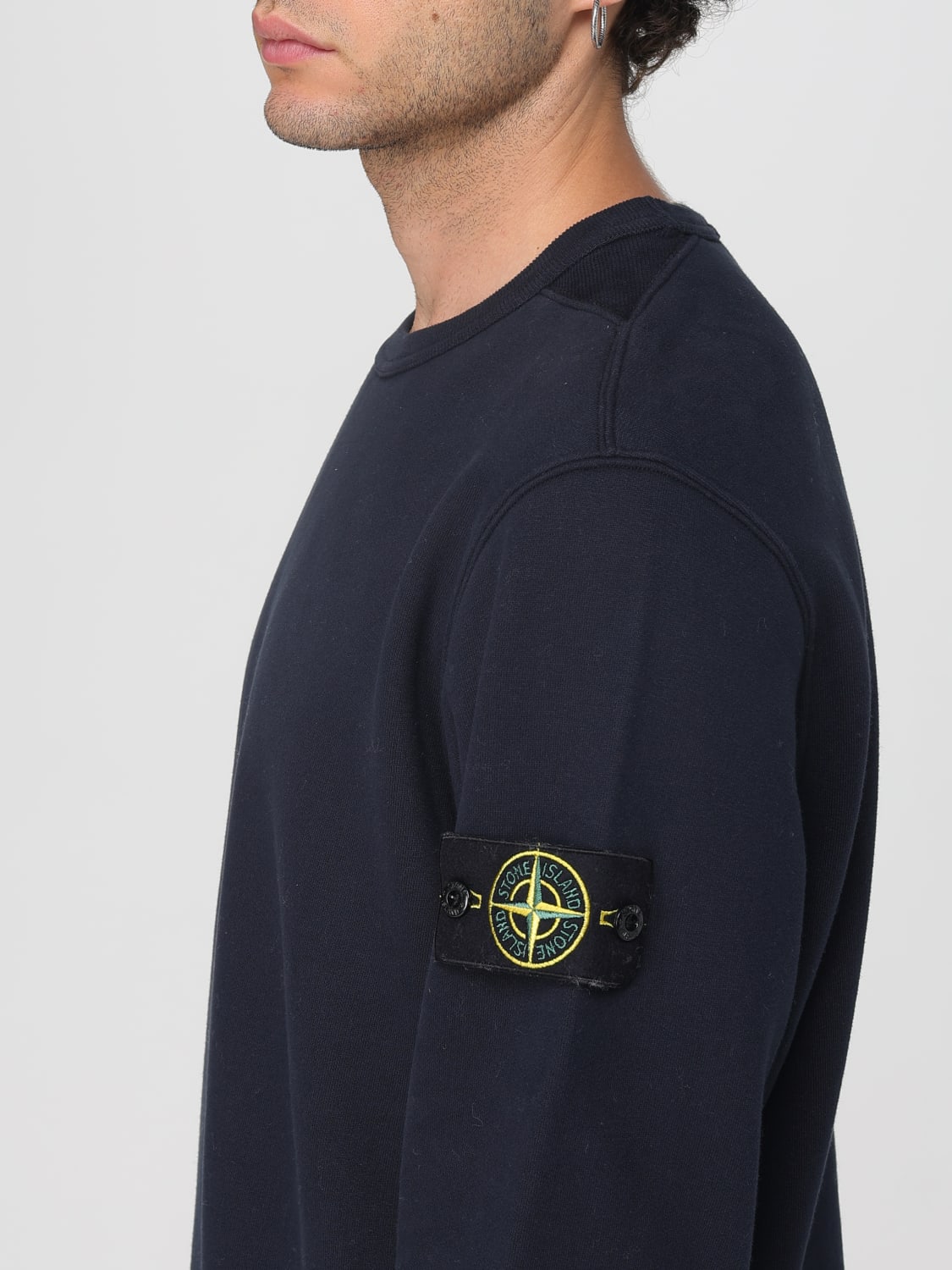 STONE ISLAND SWEATSHIRT: Sweatshirt men Stone Island, Blue - Img 4