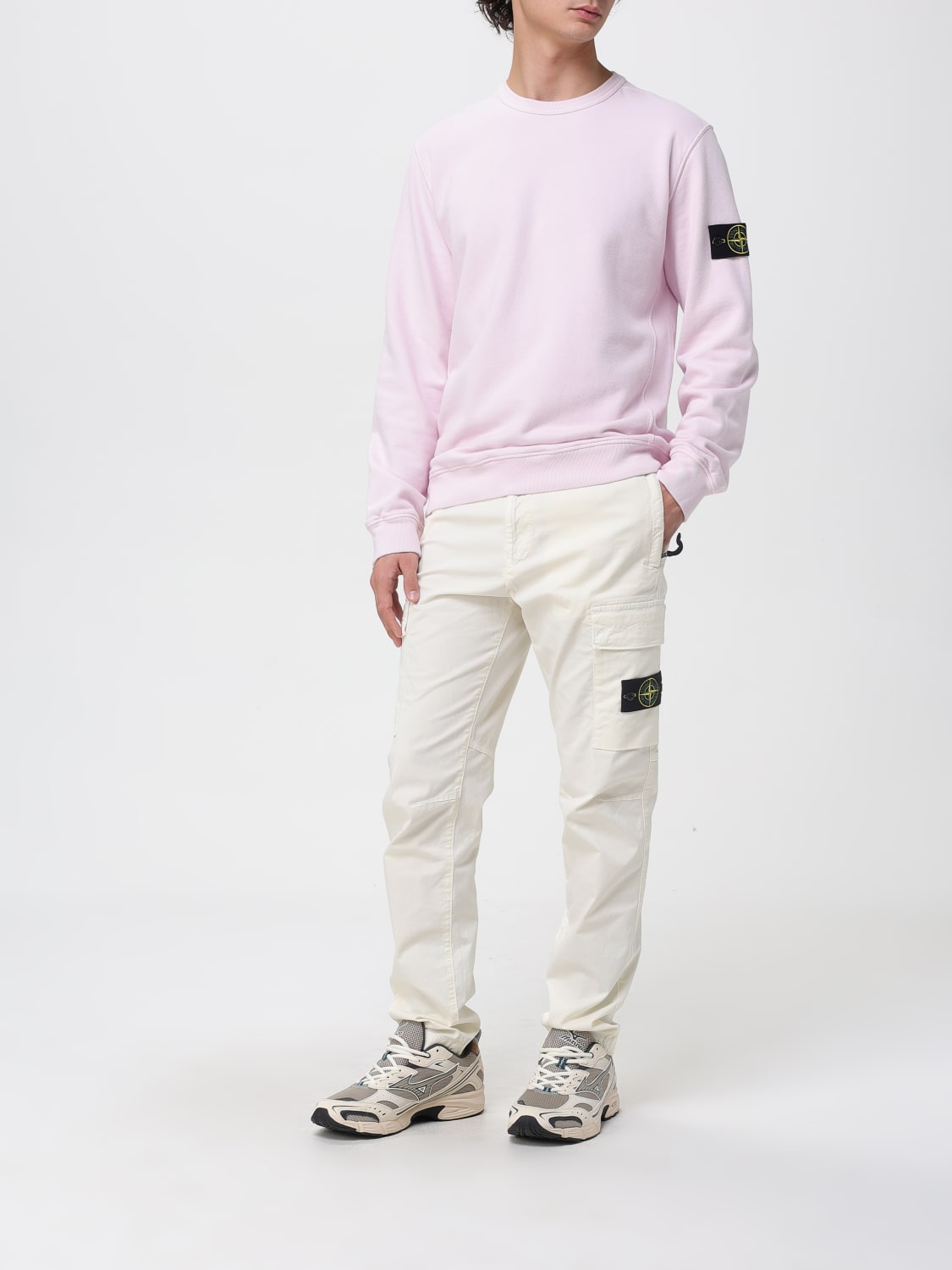 STONE ISLAND SWEATSHIRT: Sweatshirt men Stone Island, Pink - Img 2