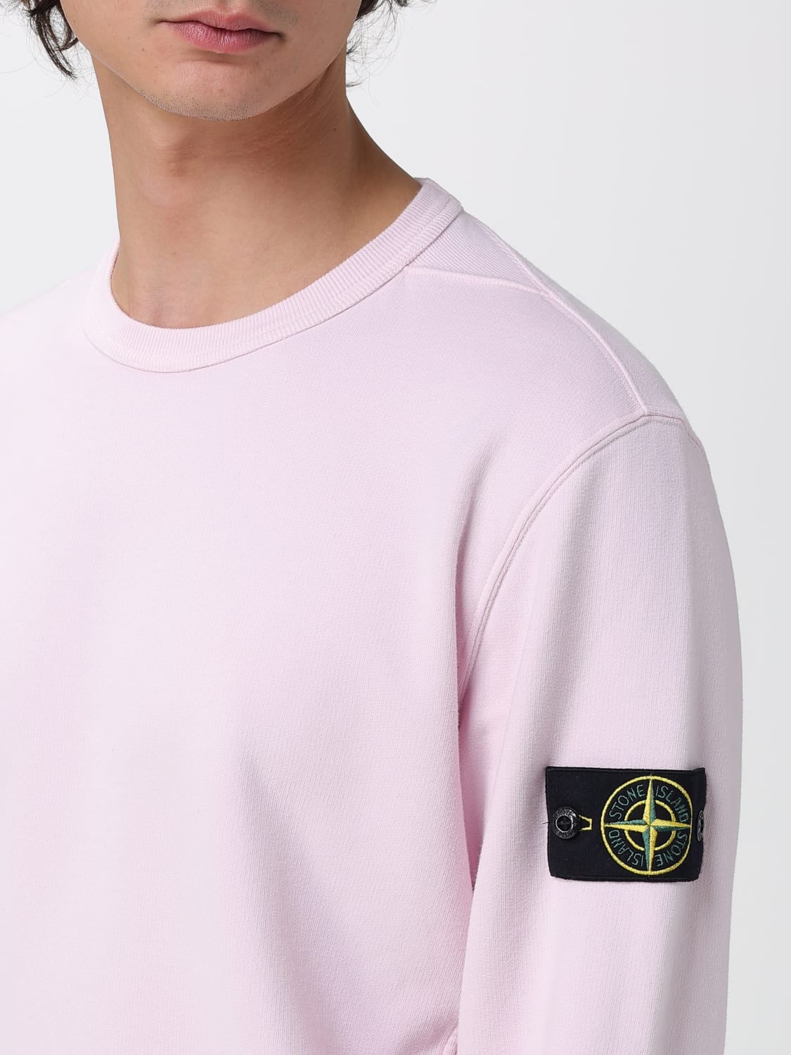 STONE ISLAND SWEATSHIRT: Sweatshirt men Stone Island, Pink - Img 4