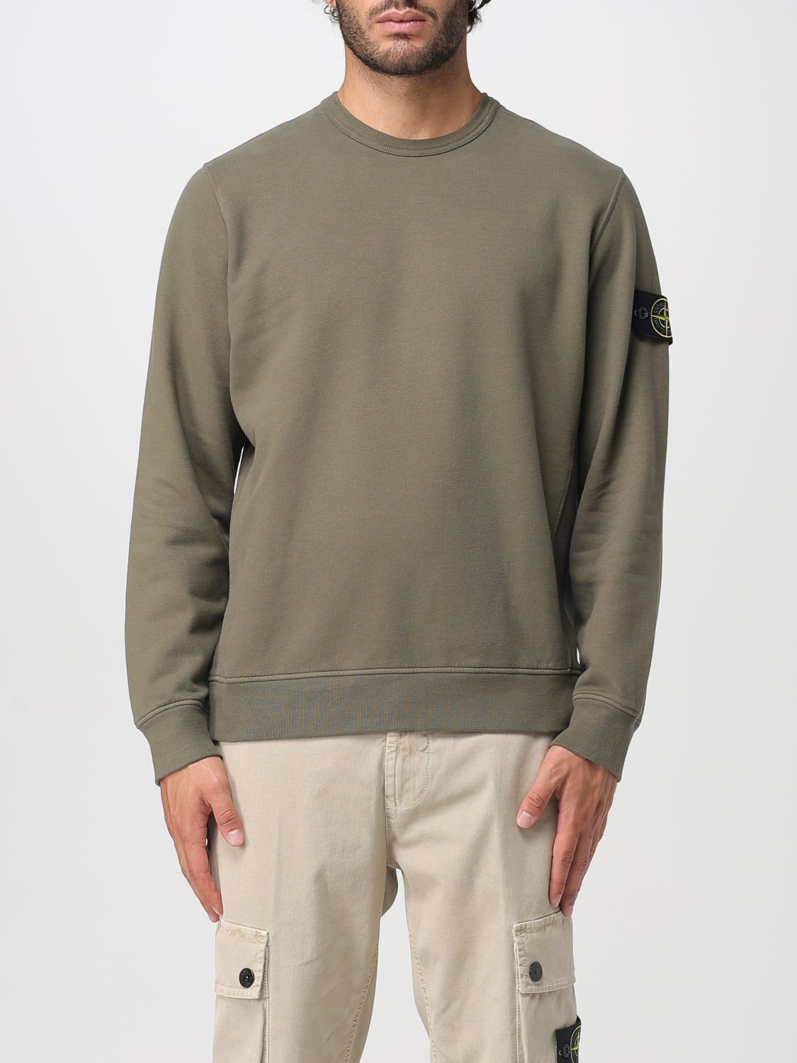 STONE ISLAND SWEATSHIRT: Sweatshirt men Stone Island, Green - Img 1