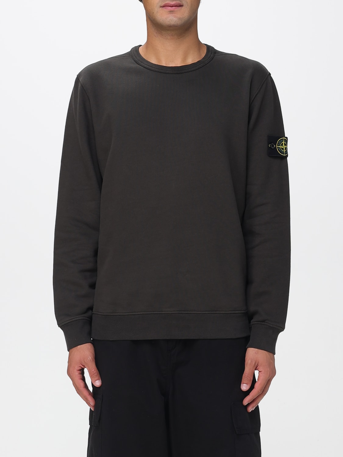 STONE ISLAND SWEATSHIRT: Sweatshirt men Stone Island, Grey - Img 1