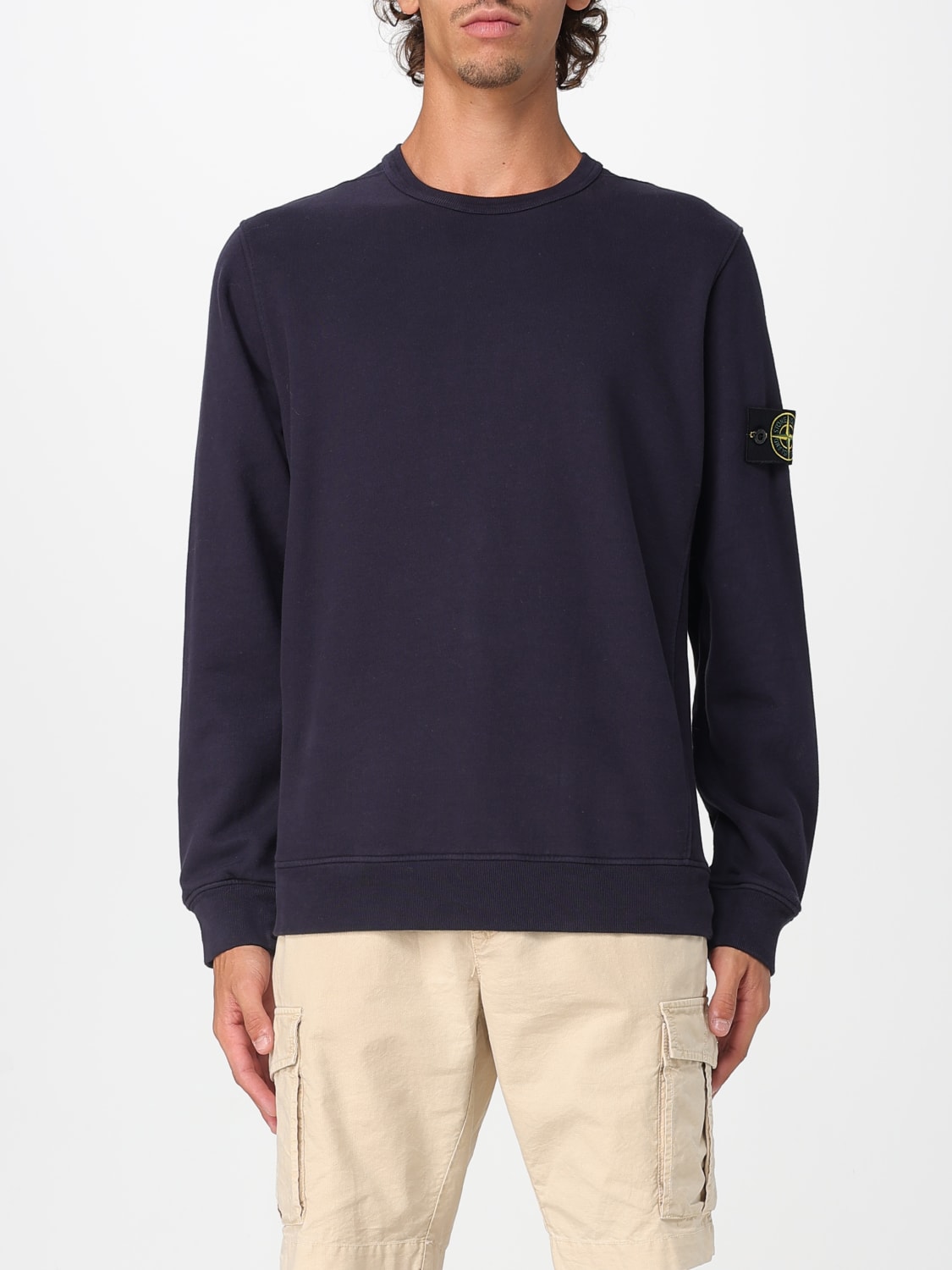 STONE ISLAND SWEATSHIRT: Sweatshirt men Stone Island, Blue 1 - Img 1