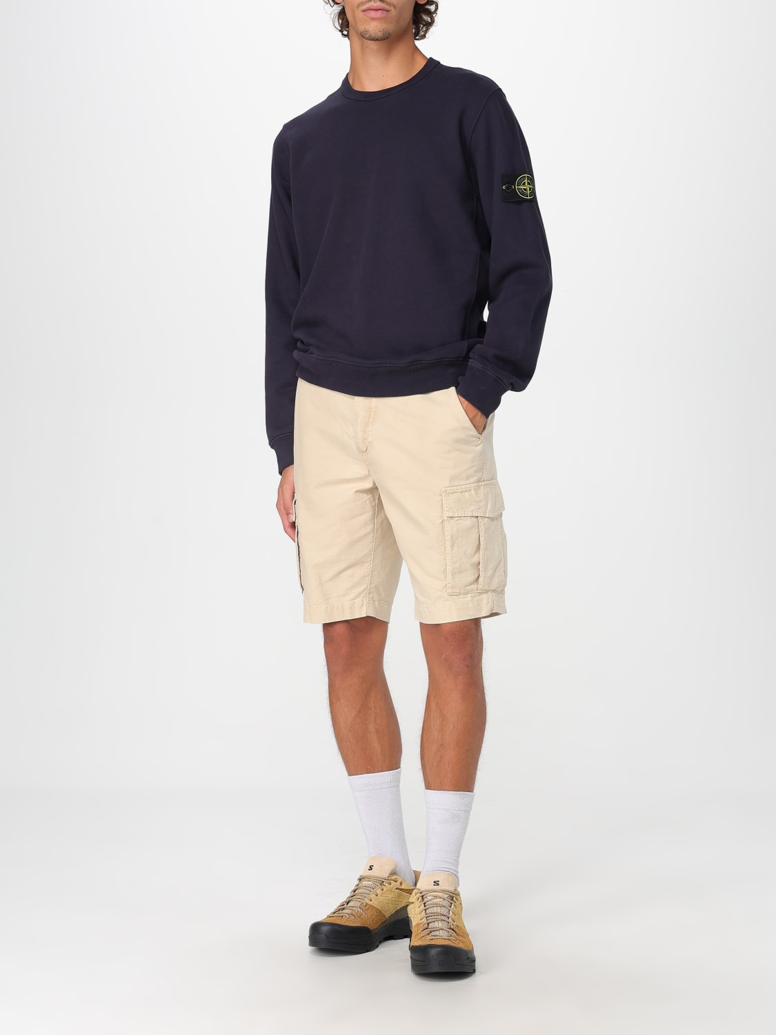 STONE ISLAND SWEATSHIRT: Sweatshirt men Stone Island, Blue 1 - Img 2