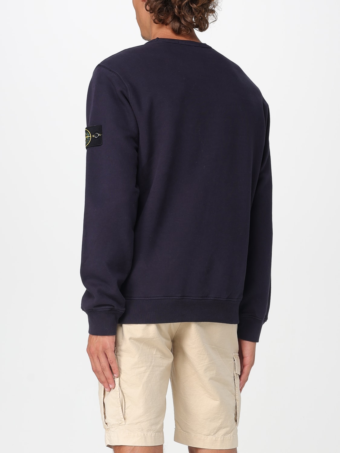 STONE ISLAND SWEATSHIRT: Sweatshirt men Stone Island, Blue 1 - Img 3