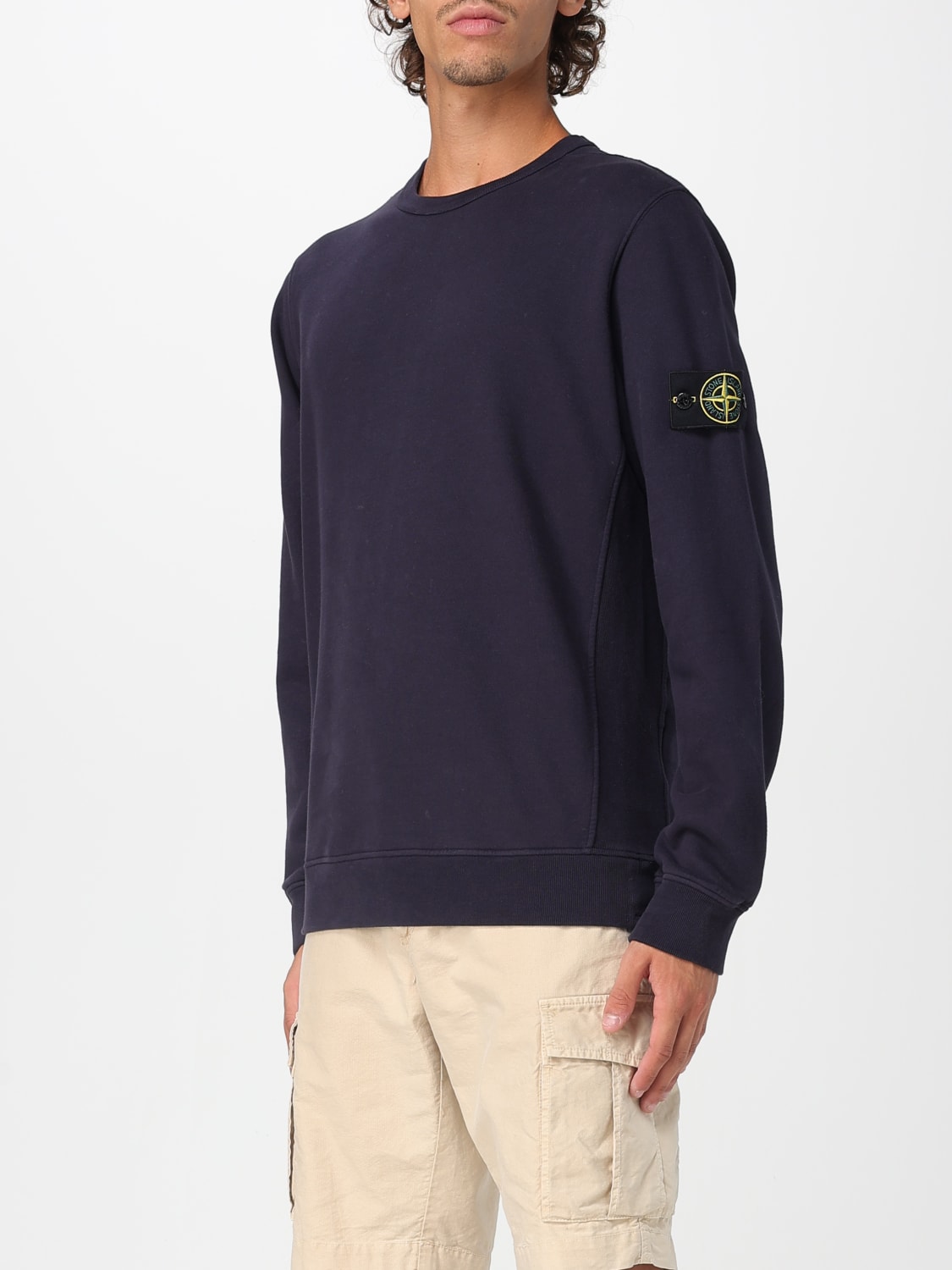 STONE ISLAND SWEATSHIRT: Sweatshirt men Stone Island, Blue 1 - Img 4