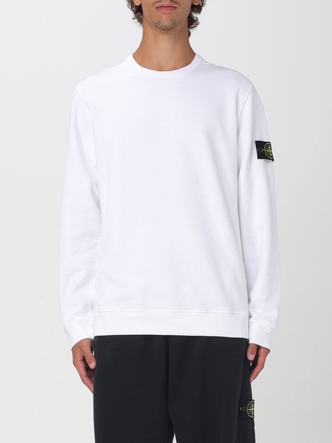 STONE ISLAND SWEATSHIRT: Sweatshirt men Stone Island, White 1 - Img 1