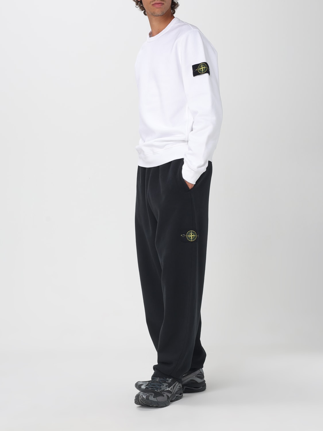 STONE ISLAND SWEATSHIRT: Sweatshirt men Stone Island, White 1 - Img 2