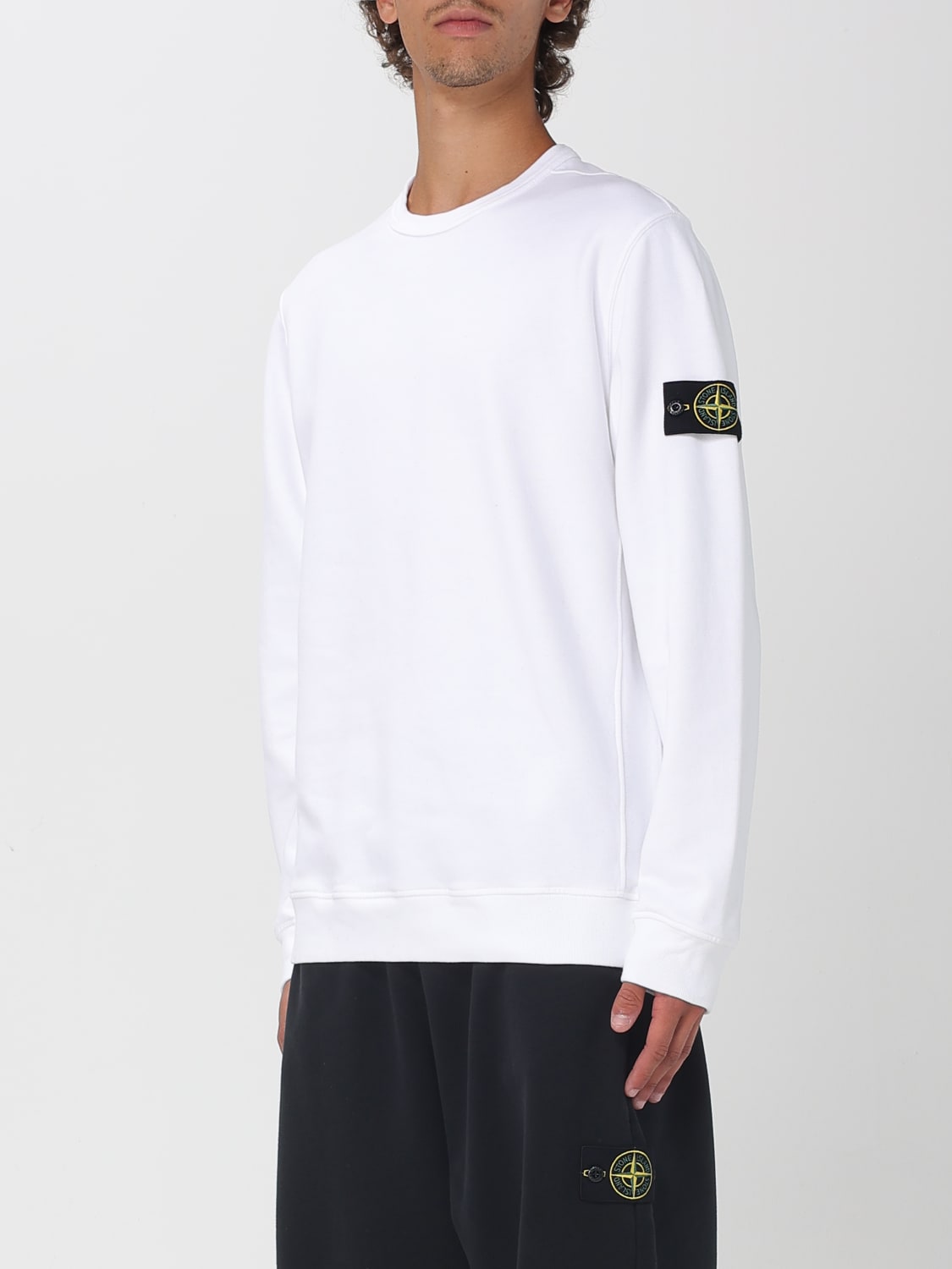 STONE ISLAND SWEATSHIRT: Sweatshirt men Stone Island, White 1 - Img 4