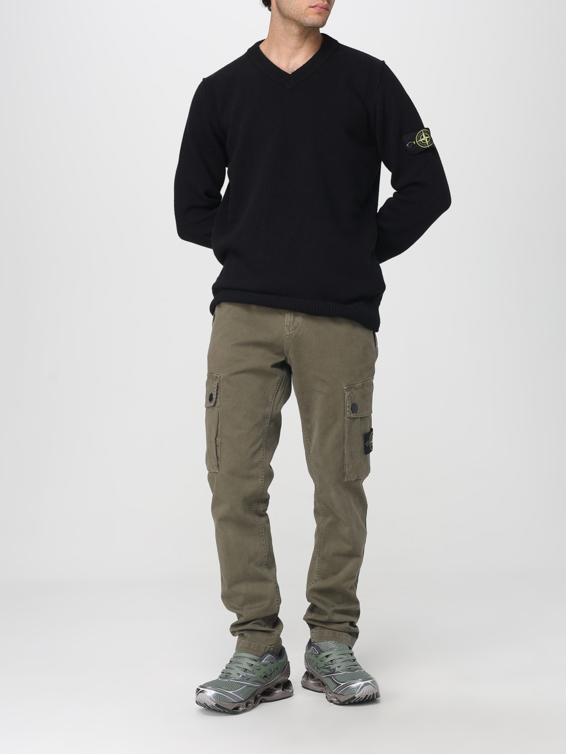 STONE ISLAND PULLOVER: Pullover herren Stone Island, Schwarz - Img 2