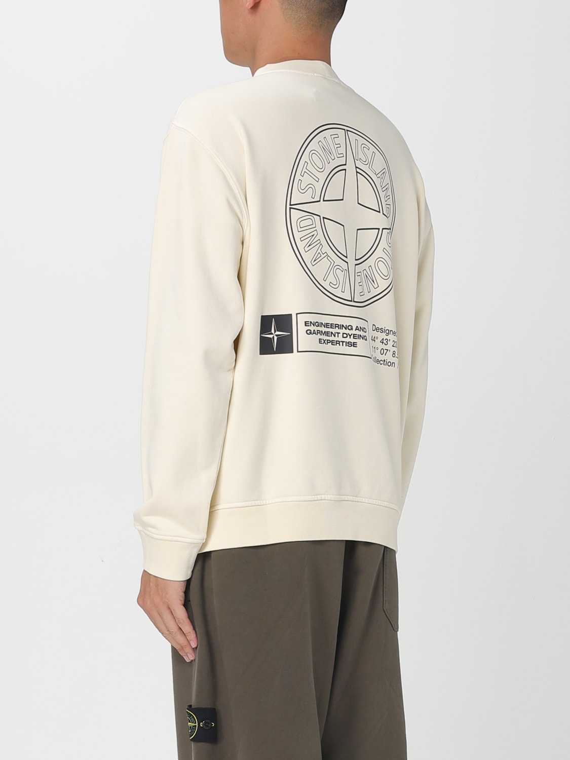 STONE ISLAND SWEATSHIRT: Sweatshirt men Stone Island, White - Img 3