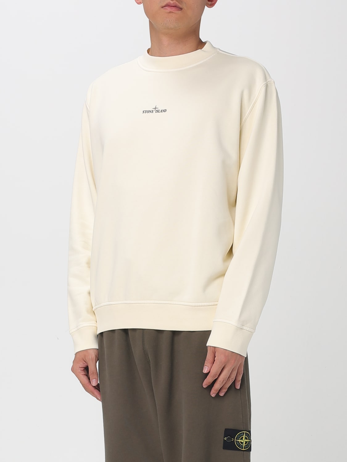 STONE ISLAND SWEATSHIRT: Sweatshirt men Stone Island, White - Img 4