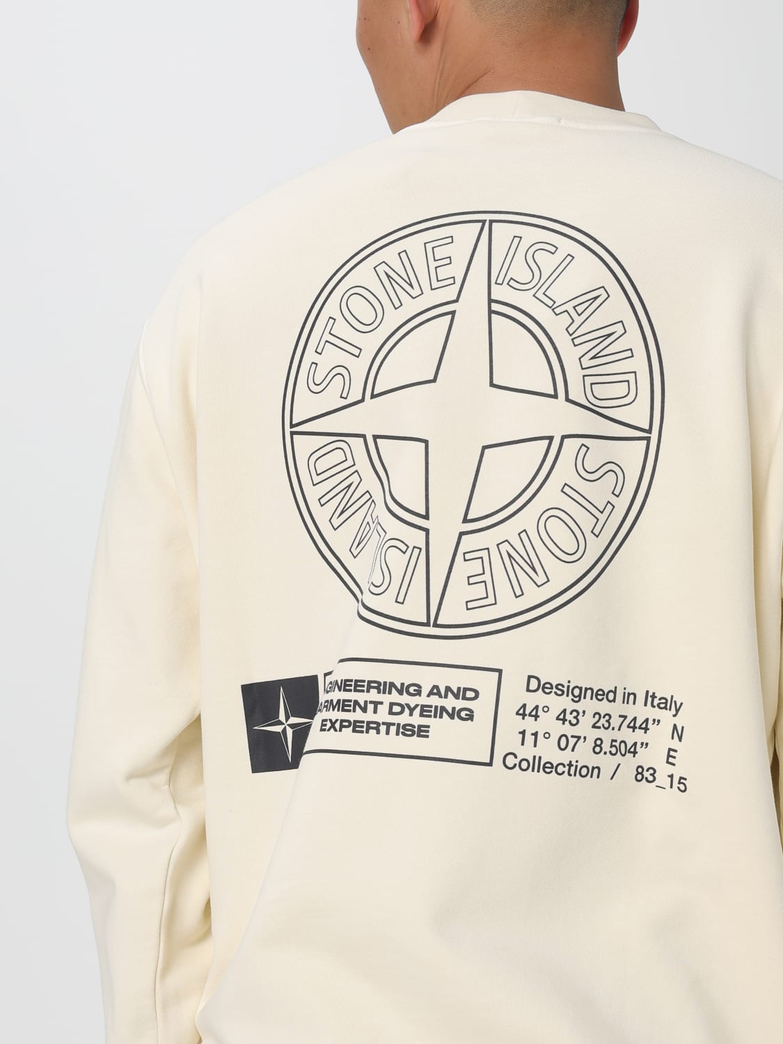 STONE ISLAND SWEATSHIRT: Sweatshirt men Stone Island, White - Img 5