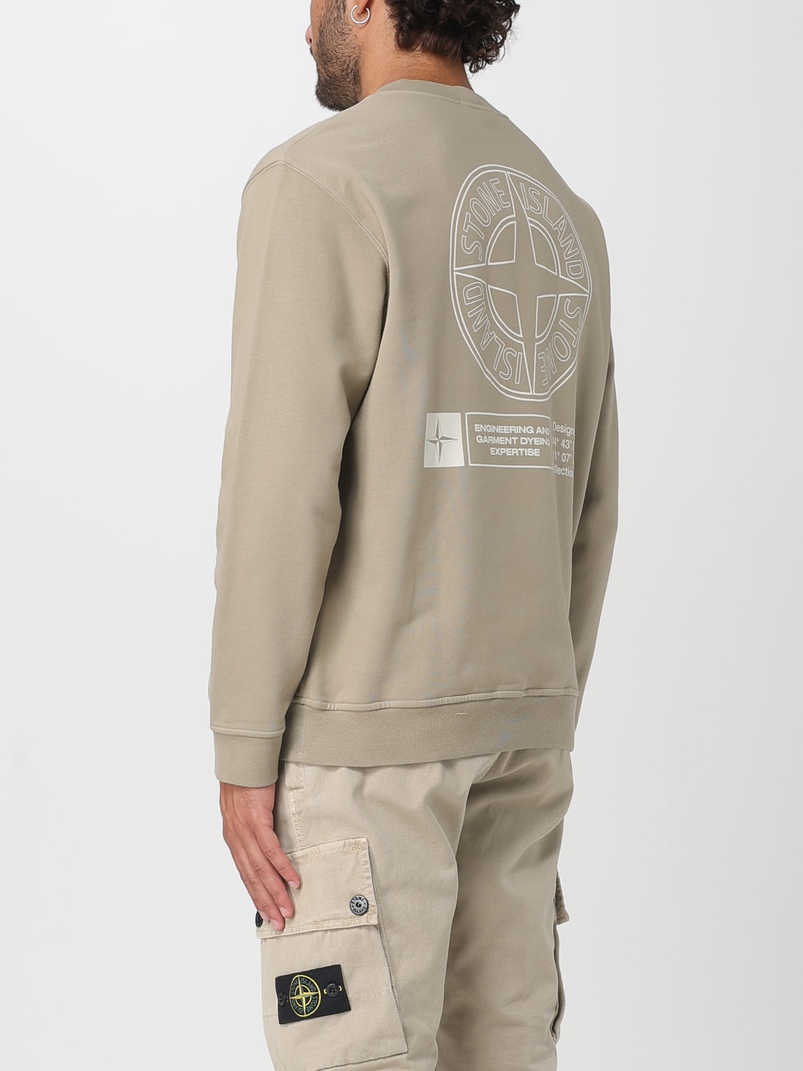 STONE ISLAND SWEATSHIRT: Sweatshirt men Stone Island, Sand - Img 2