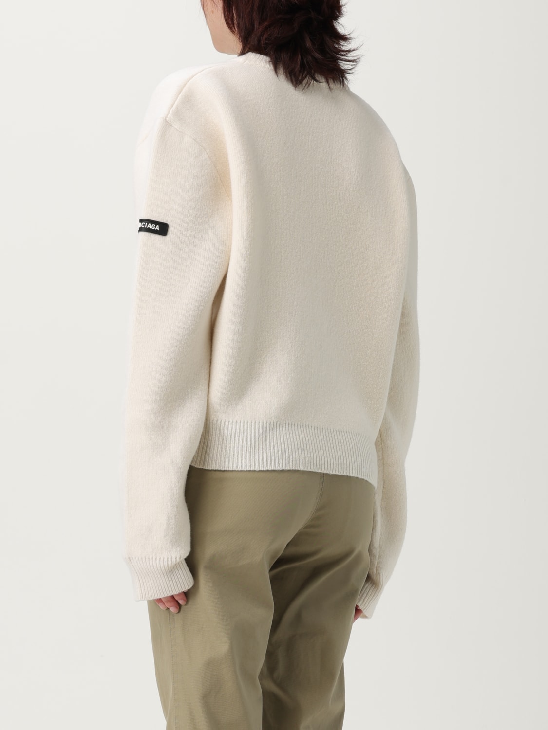 BALENCIAGA SWEATER: Sweater woman Balenciaga, White - Img 3