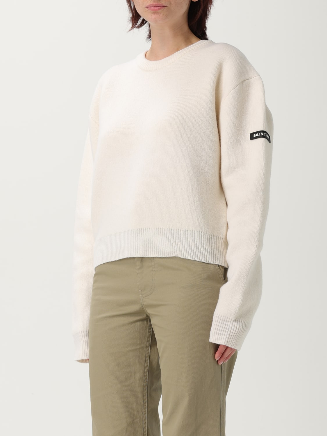 BALENCIAGA SWEATER: Sweater woman Balenciaga, White - Img 4