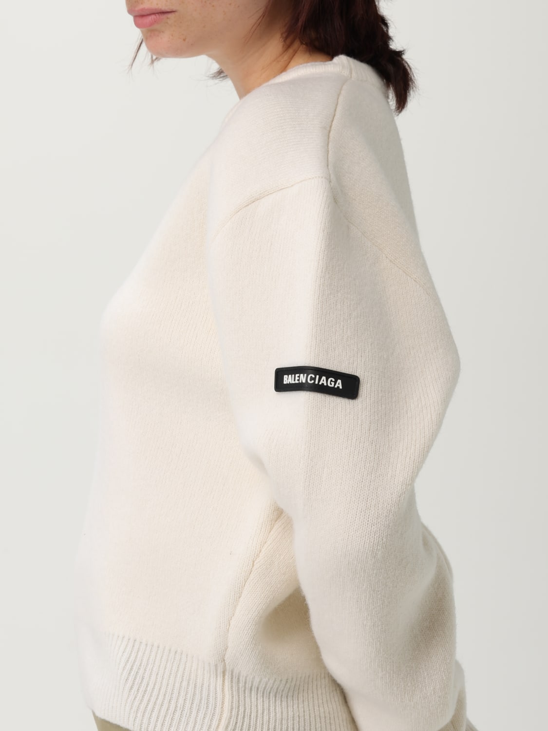 BALENCIAGA SWEATER: Sweater woman Balenciaga, White - Img 5