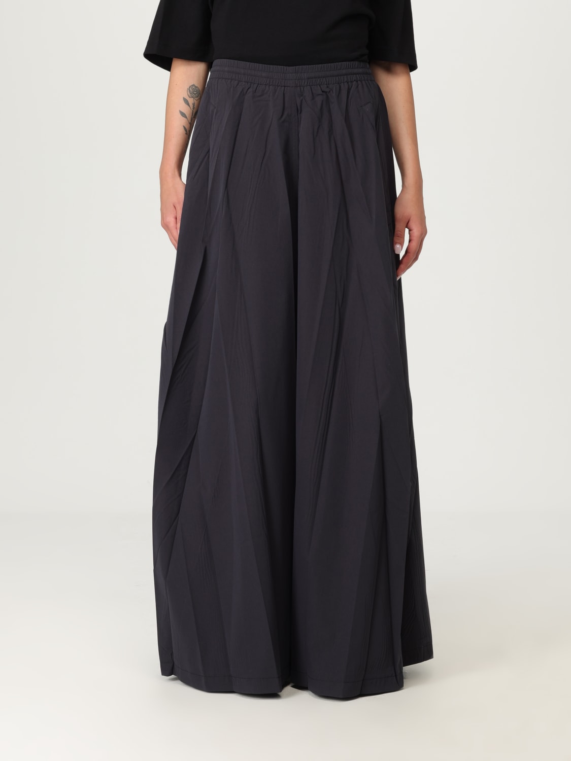 BALENCIAGA GONNA: Gonna Balenciaga in tessuto tecnico, Nero - Img 1