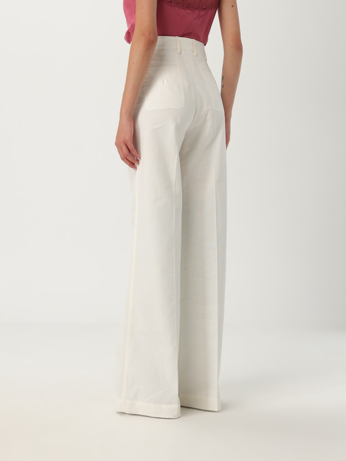 CHLOÉ PANTALON: Pantalon femme ChloÉ, Lait - Img 3
