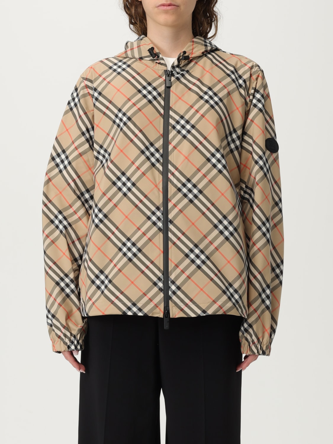 BURBERRY: Jacket woman - Sand | Burberry jacket 8110301