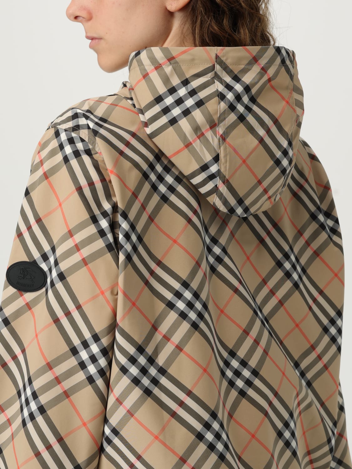 BURBERRY: Jacket woman - Sand | Burberry jacket 8110301