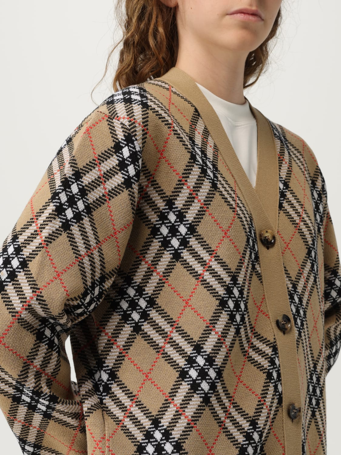 BURBERRY SWEATER: Sweater woman Burberry, Sand - Img 5