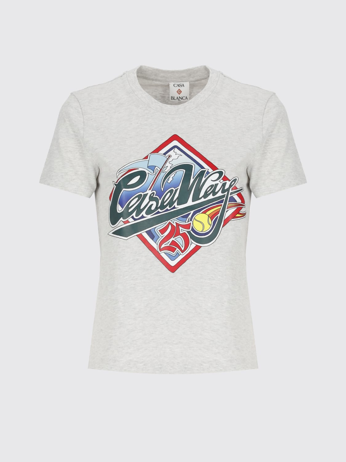 CASABLANCA: T-shirt woman - Grey | Casablanca t-shirt