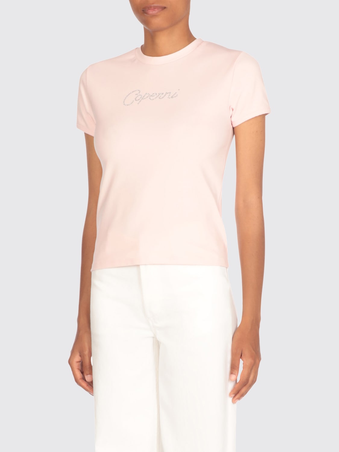 Tシャツ・カットソー COPERNI Woman T-Shirt Pink COPJS07CRF5025 PNK COPERNI: T-shirt woman - Pink | Coperni t-shirt