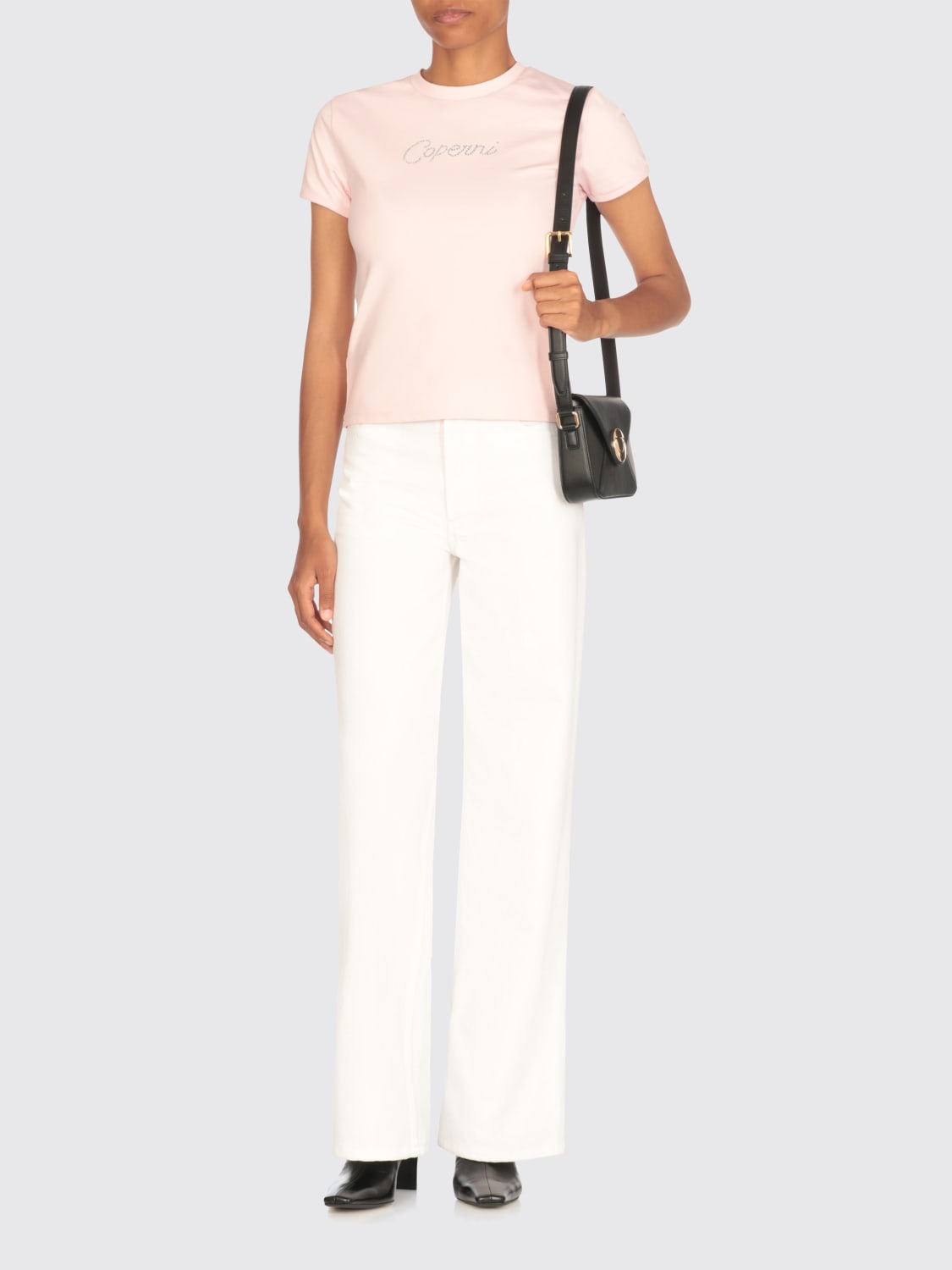 COPERNI: T-shirt woman - Pink | Coperni t-shirt