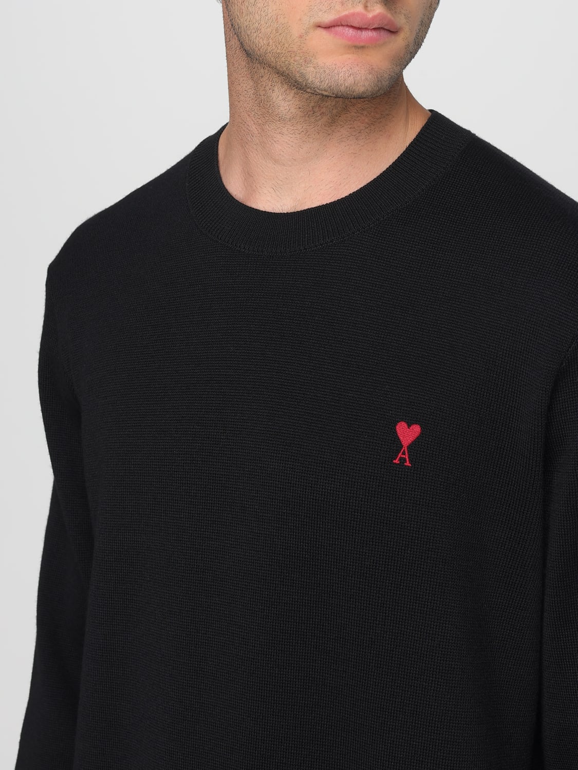 AMI PARIS SWEATER: Sweater men Ami Paris, Black - Img 3