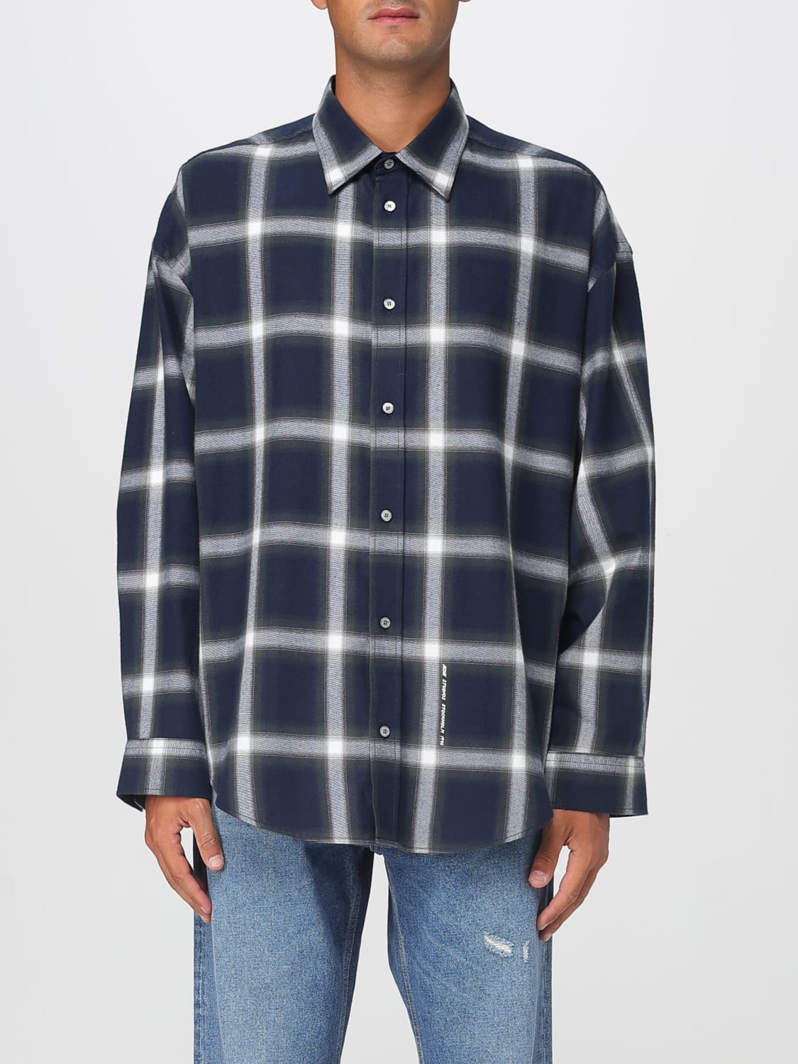 ACNE STUDIOS CAMISA: Camisa hombre Acne Studios, Azul Oscuro - Img 1