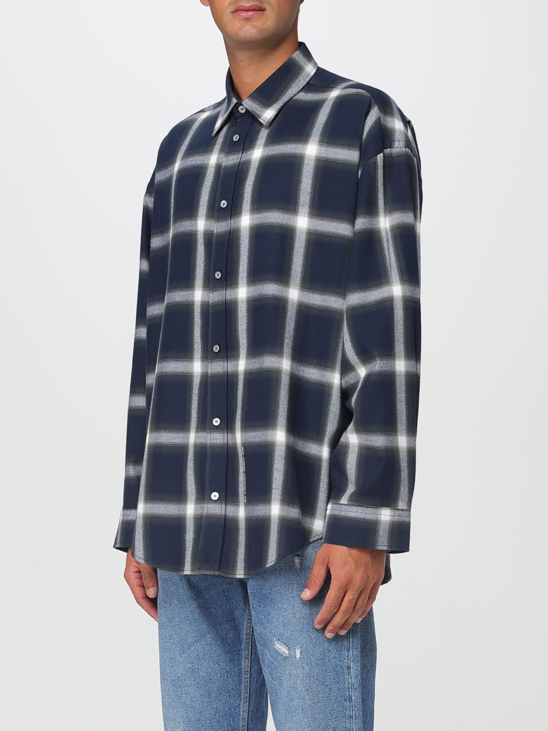 ACNE STUDIOS CAMISA: Camisa hombre Acne Studios, Azul Oscuro - Img 4