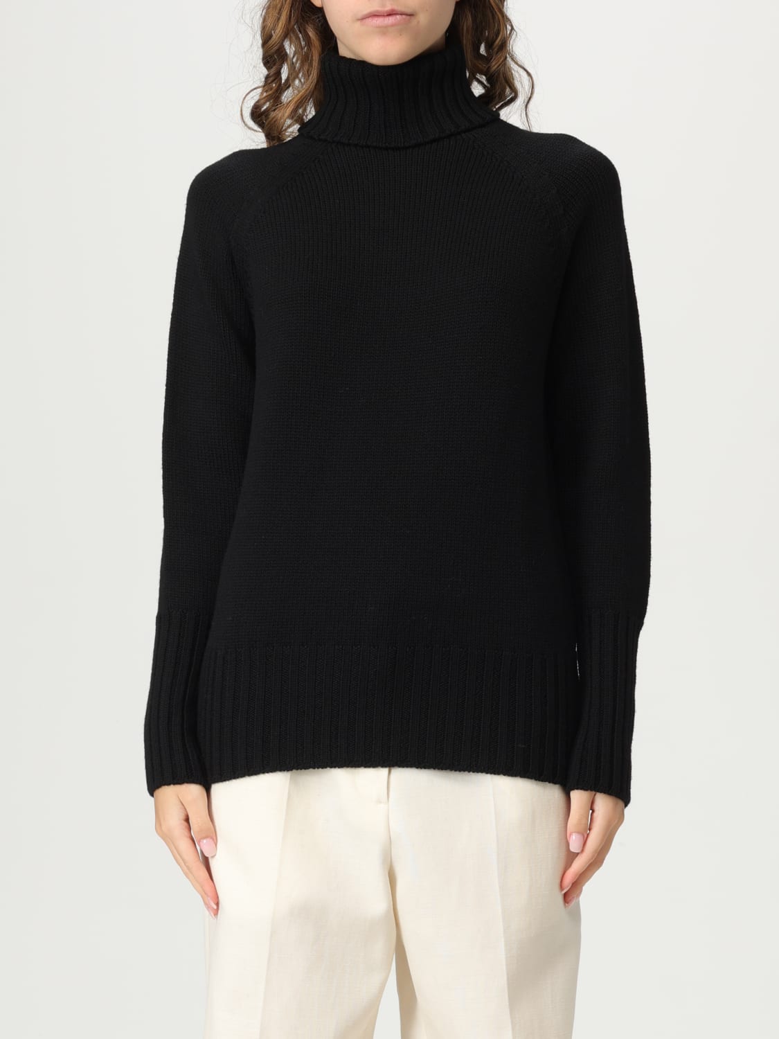 DRUMOHR MAGLIA: Maglia a dolcevita in lana Drumohr, Nero - Img 1