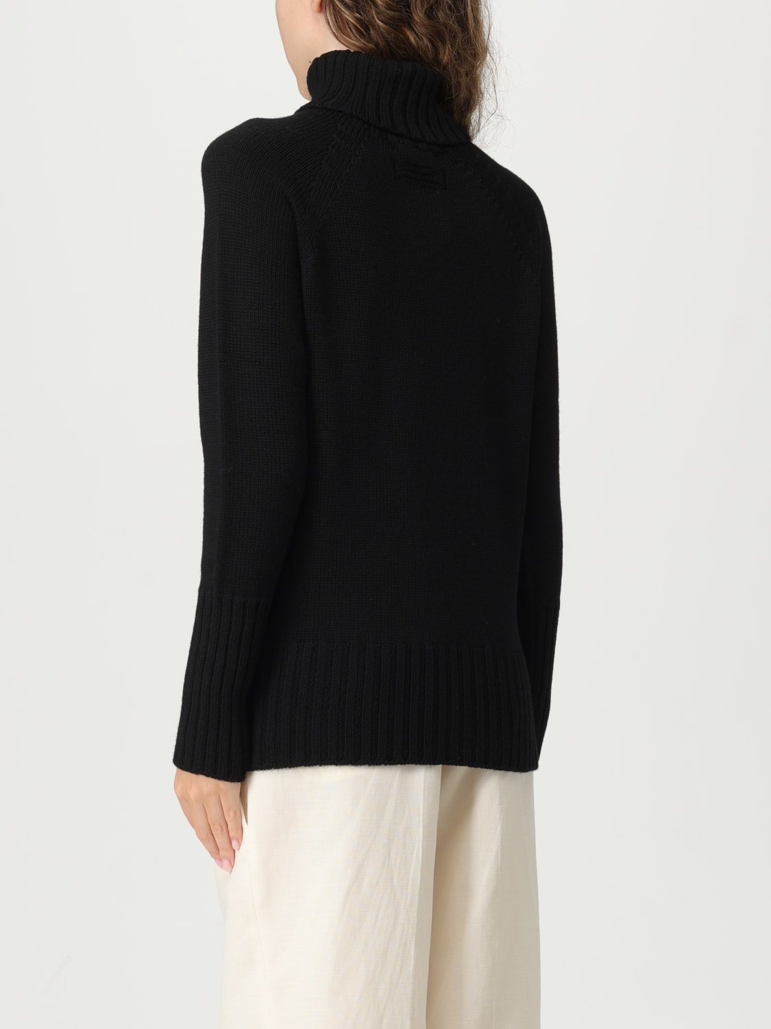 DRUMOHR MAGLIA: Maglia a dolcevita in lana Drumohr, Nero - Img 2