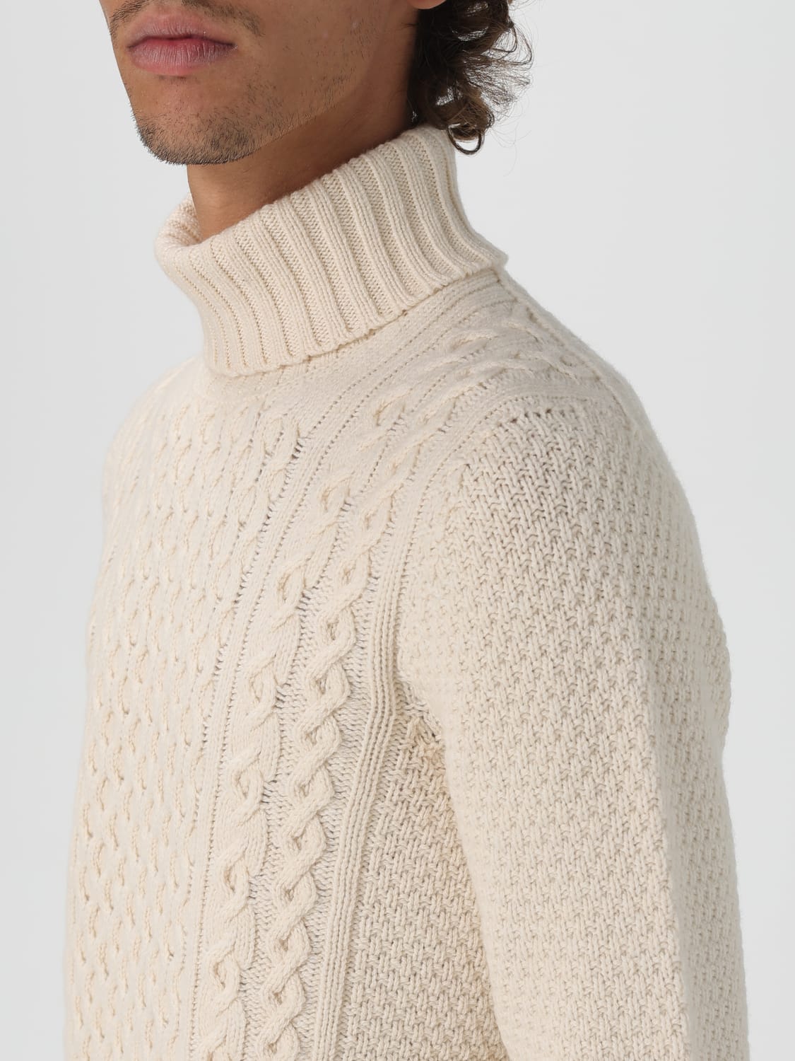 DRUMOHR PULLOVER: Pullover herren Drumohr, Weiß - Img 3