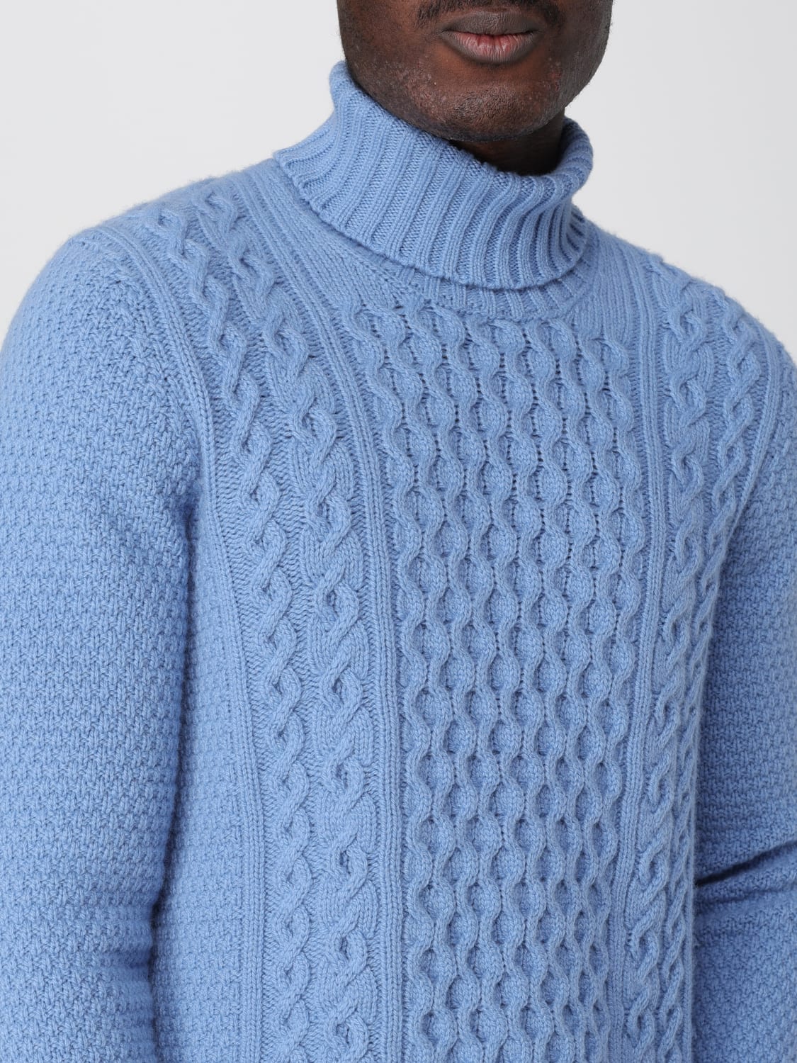 DRUMOHR SWEATER: Sweater men Drumohr, Blue - Img 3